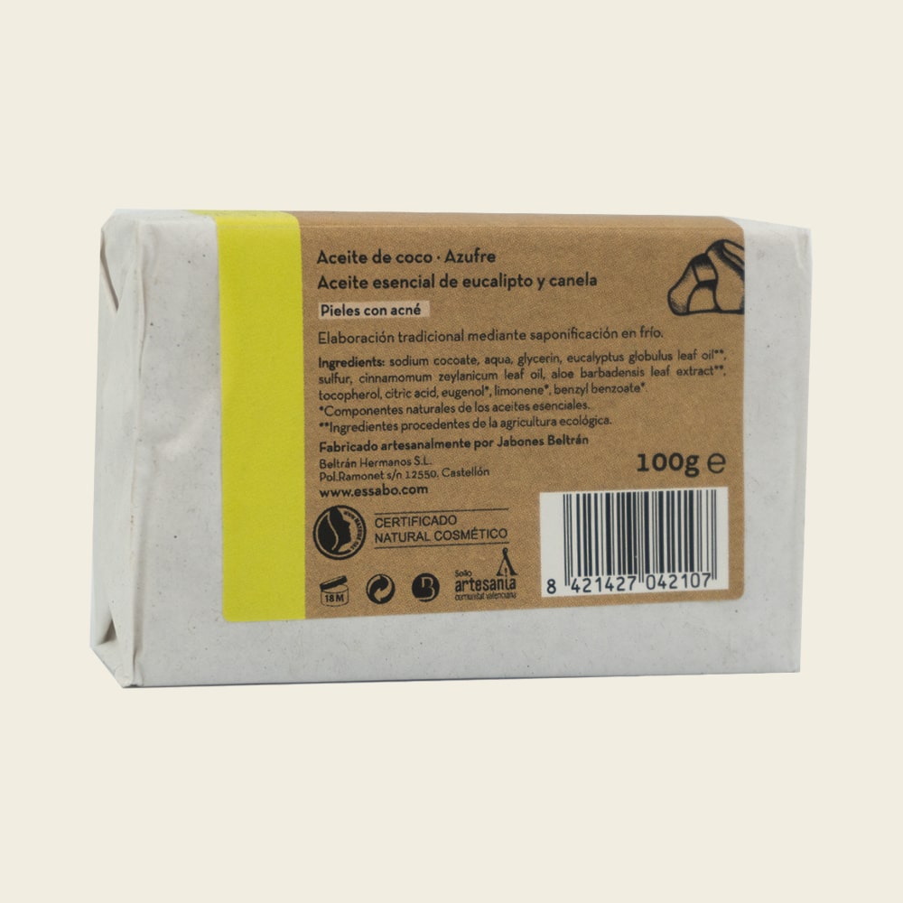 Jabón Essabó Natural azufre - Imagen 4