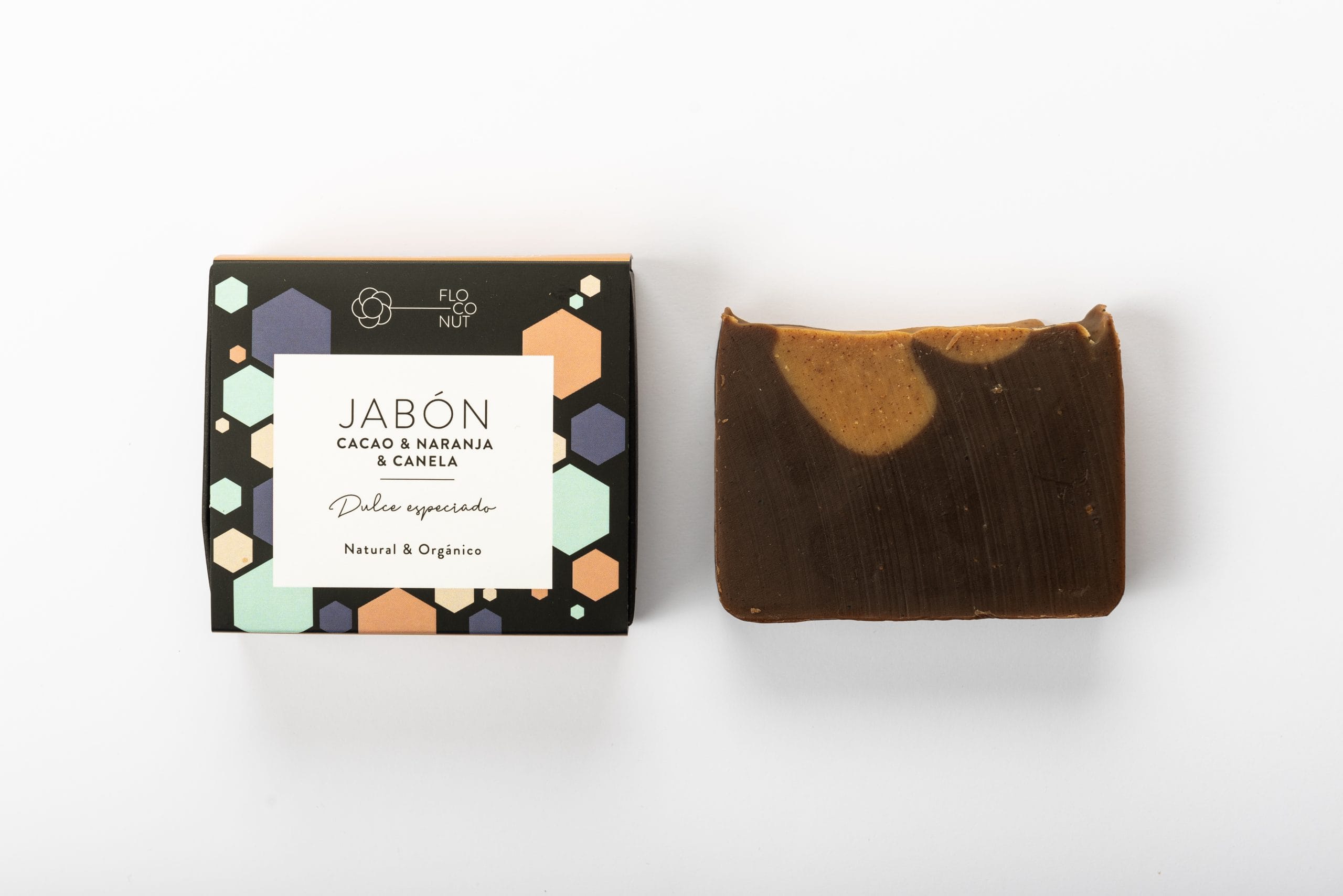 Jabón cacao & naranja & canela floconut - Imagen 2