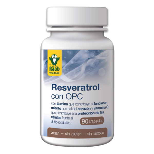 Resveratrol con Opc cápsulas, Raab Vitalfood