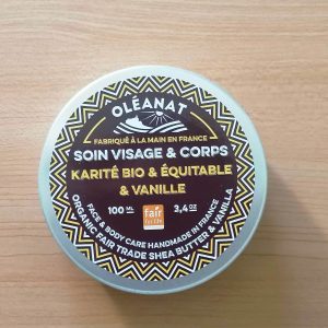 Manteca De Karité Con Vainilla Oleanat Para Cara Y Cuerpo