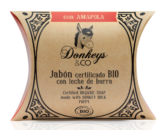 Jabón En Pastilla Donkeys&Co Amapola 100 Grs.