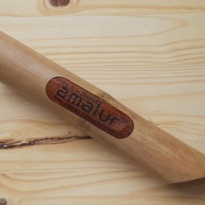 Altavoz Para Móviles De Bambú Liso Blanco