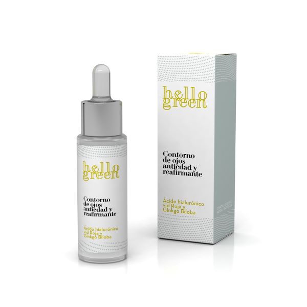Contorno De Ojos Antiedad Con Ácido Hialurónico, Hello Green