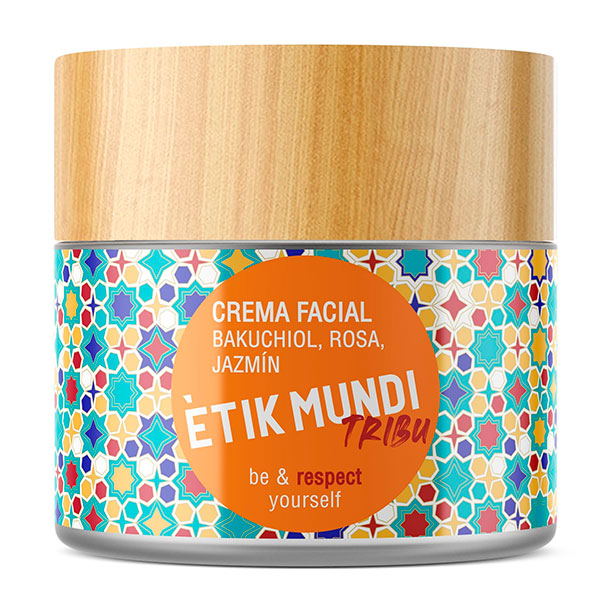 Crema Facial Bakuchiol, jazmín y rosa, Ètik Mundi - Imagen 2