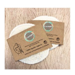 Discos desmaquillantes algodón orgánico, ÈTIK MUNDI