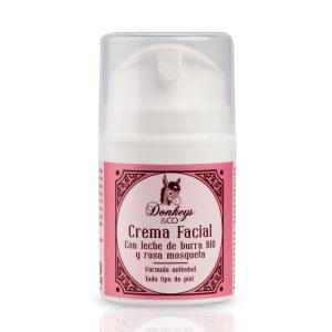 Crema Facial Con Leche De Burra Y Rosa Mosqueta, Donkeys & Co