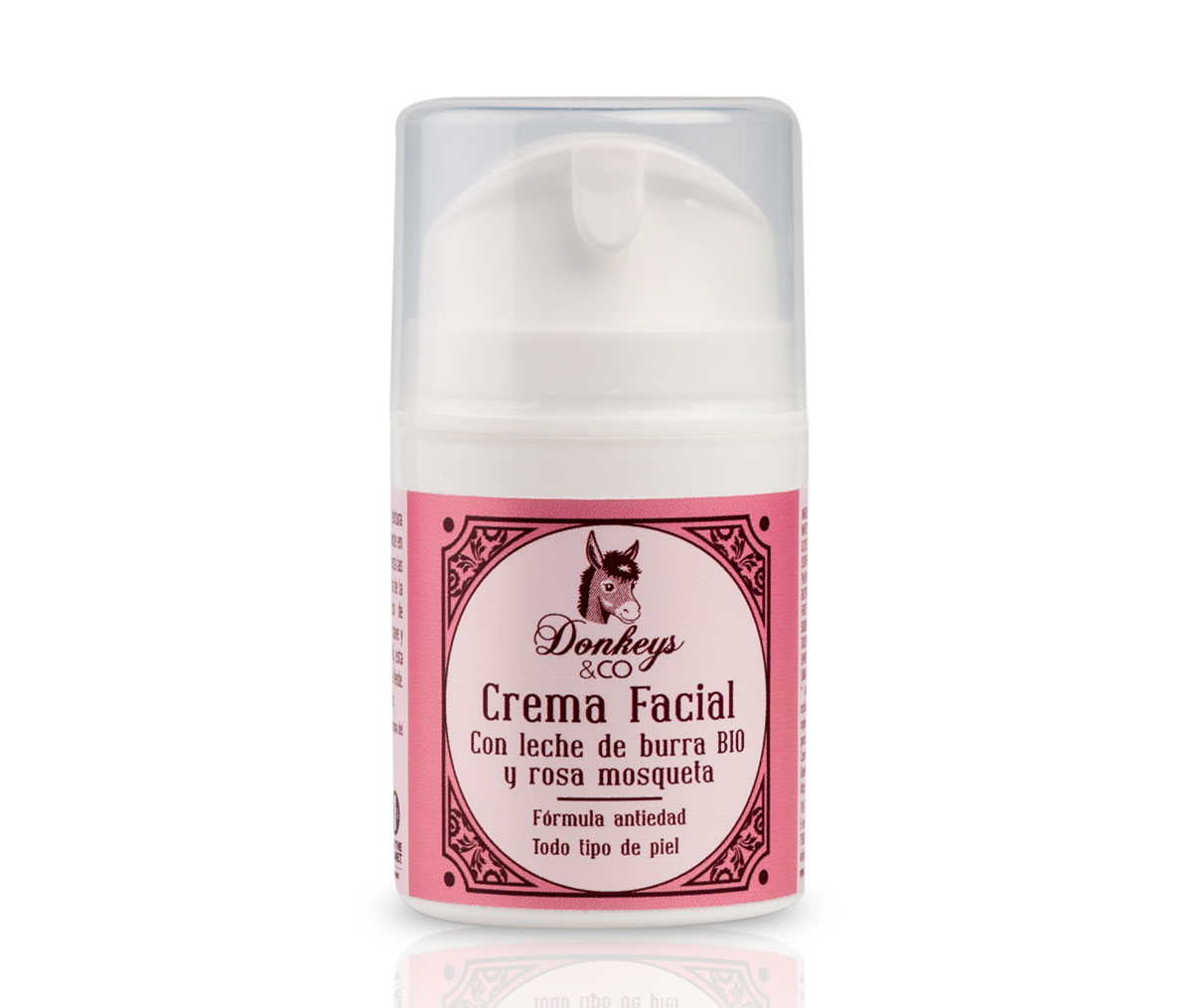 Crema Facial Con Leche De Burra Y Rosa Mosqueta, Donkeys & Co - Imagen 2