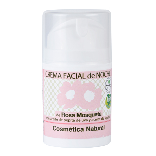 Crema Facial De Noche Rosa Mosqueta. Equimercado.