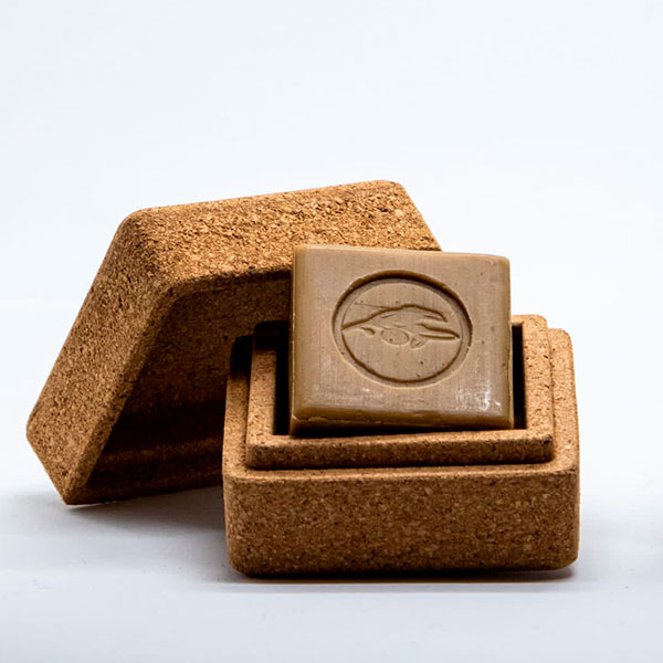 Jabonera de corcho con Jabón de Alepo 20%, Zanabili - Imagen 2