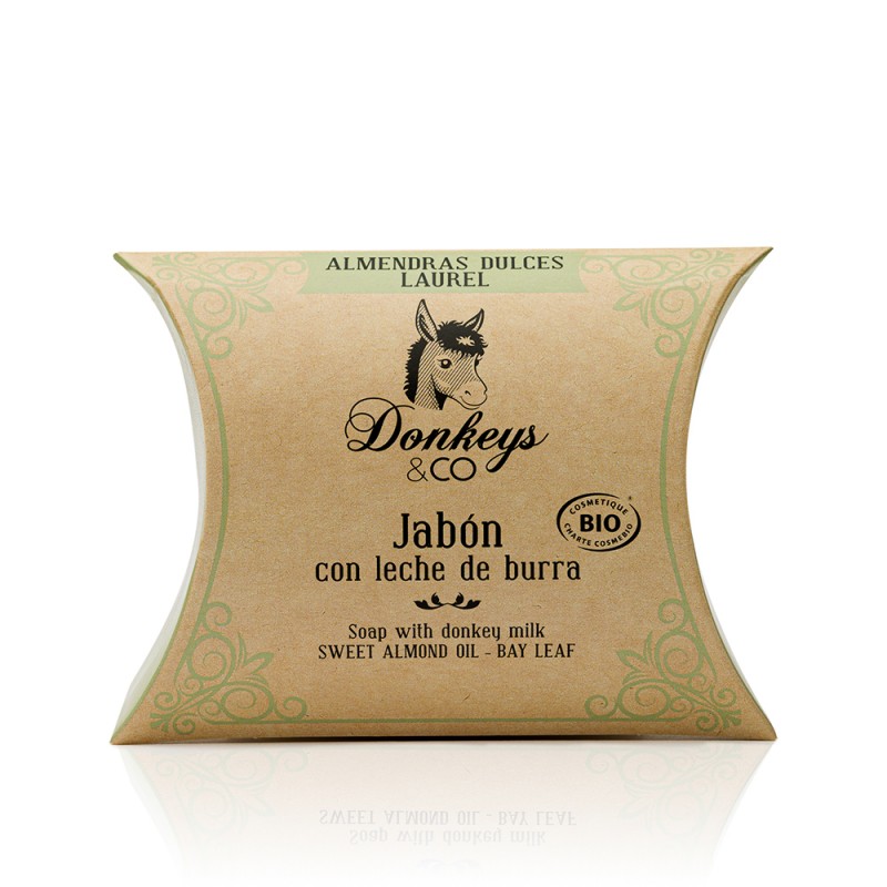 Jabón En Pastilla Donkeys&Co Almendras Dulces Y Laurel 100 Grs.