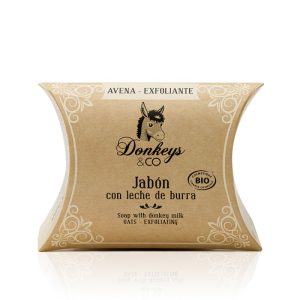 Jabón En Pastilla Donkeys&Co Avena Exfoliante 100 Grs.