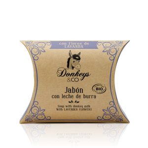 Jabón En Pastilla Donkeys&Co Lavanda Y Espelta 100 Grs.