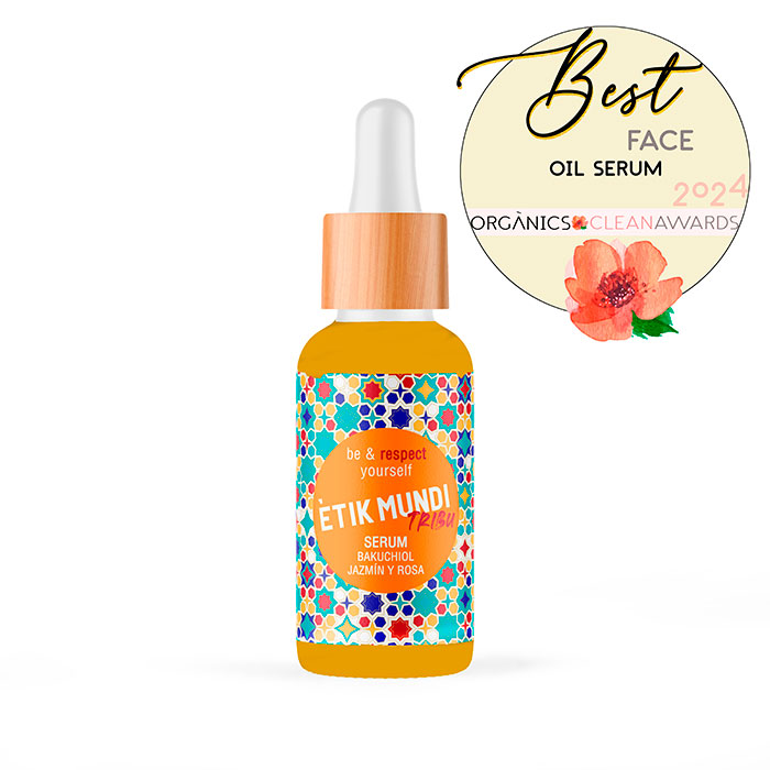 Sérum Facial bakuchiol, jazmín y rosa, Ètik Mundi Tribu - Imagen 2