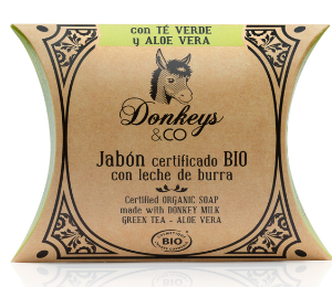 Jabón En Pastilla Donkeys&Co Te Verde Y Aloe Vera 100 Grs.