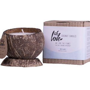 Coconut Candle Artic White De Cera De Soja, We Love The Planet